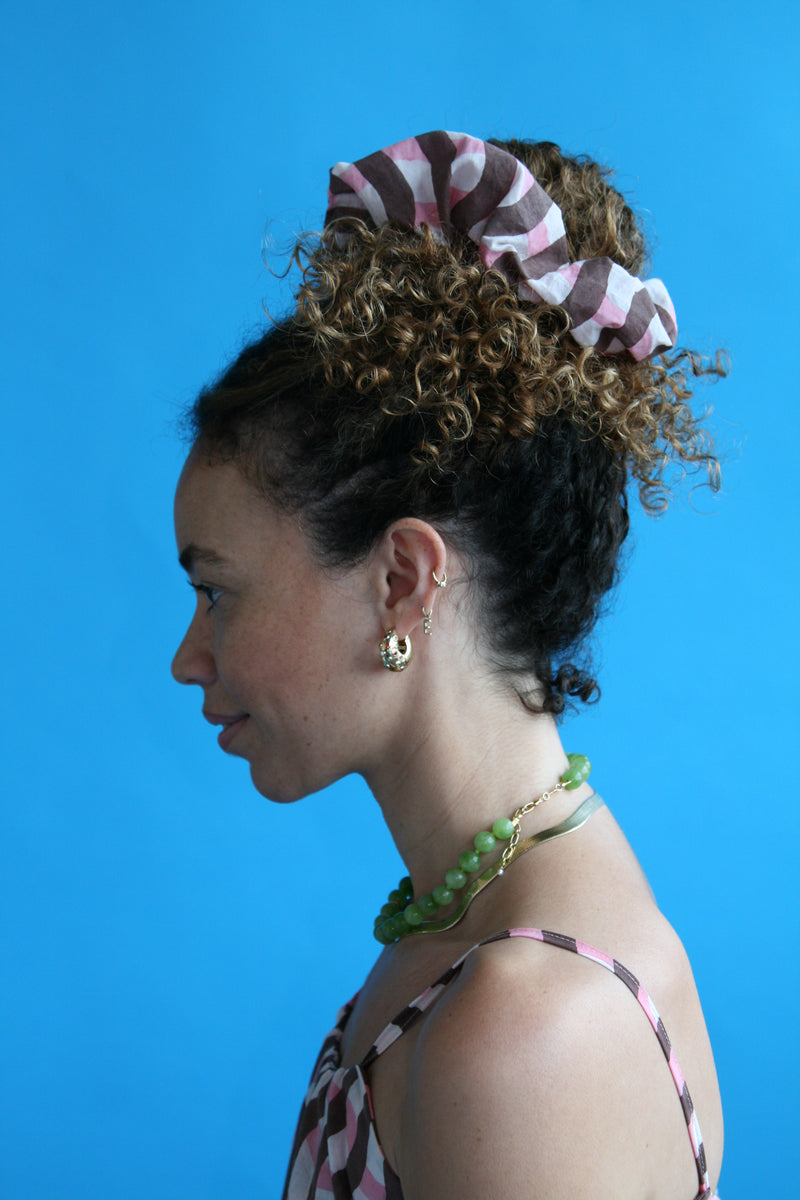 Giant Wavy P Scrunchie