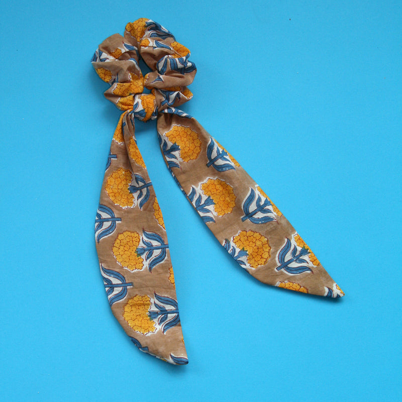 Marigold Tie Scrunchie
