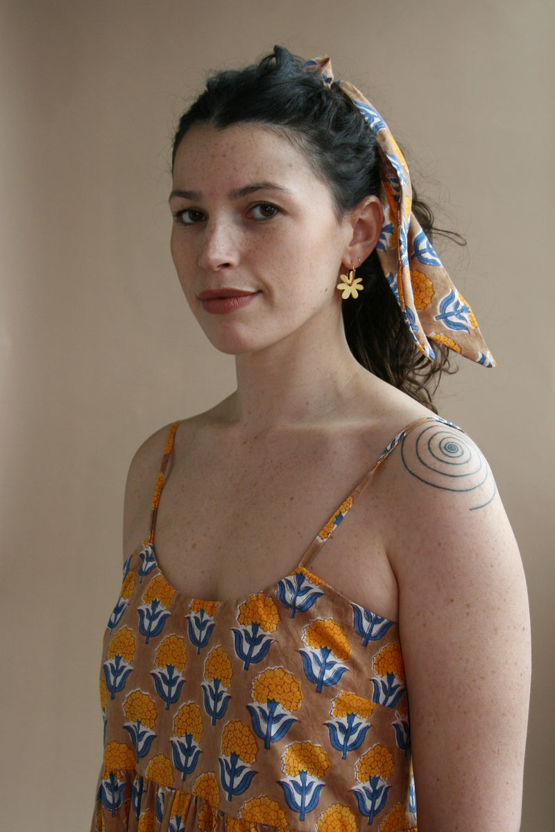 Marigold Tie Scrunchie