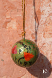 Wooden Hand-painted Baubles