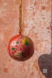 Wooden Hand-painted Baubles